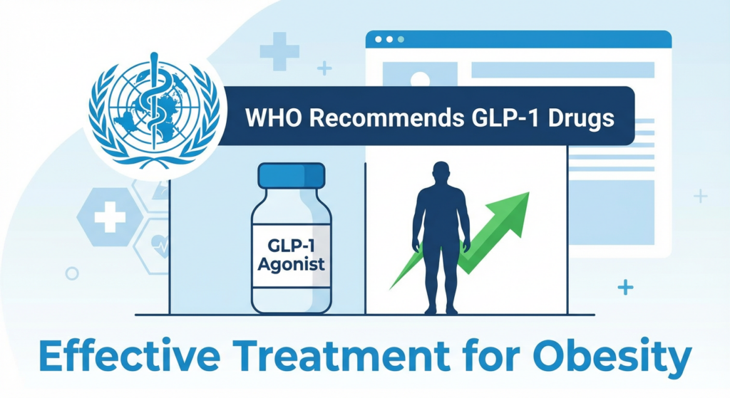 WHO Recommends GLP-1 Drugs as Effective Treatment for Obesity