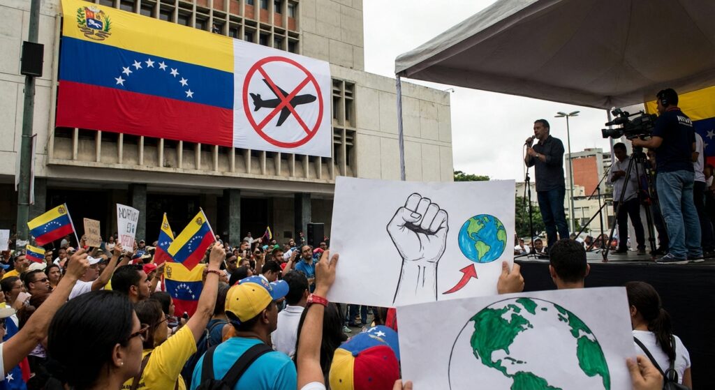 Venezuela Condemns Trump Airspace Closure Warning as a 'Colonialist Threat'